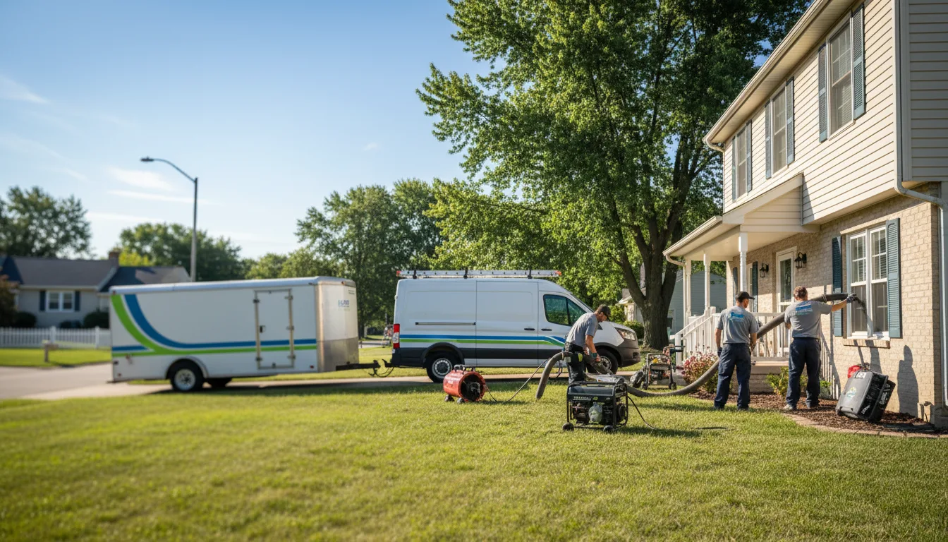 Flooded Basement Restoration And Cleanup With Repair in Hastings, IA near me